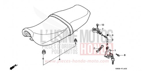SIEGE CB250X de 1999